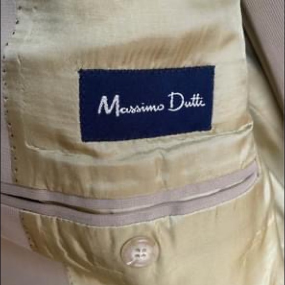 Men’s Italian cotton Khaki suit 42R - Picture 3 of 9